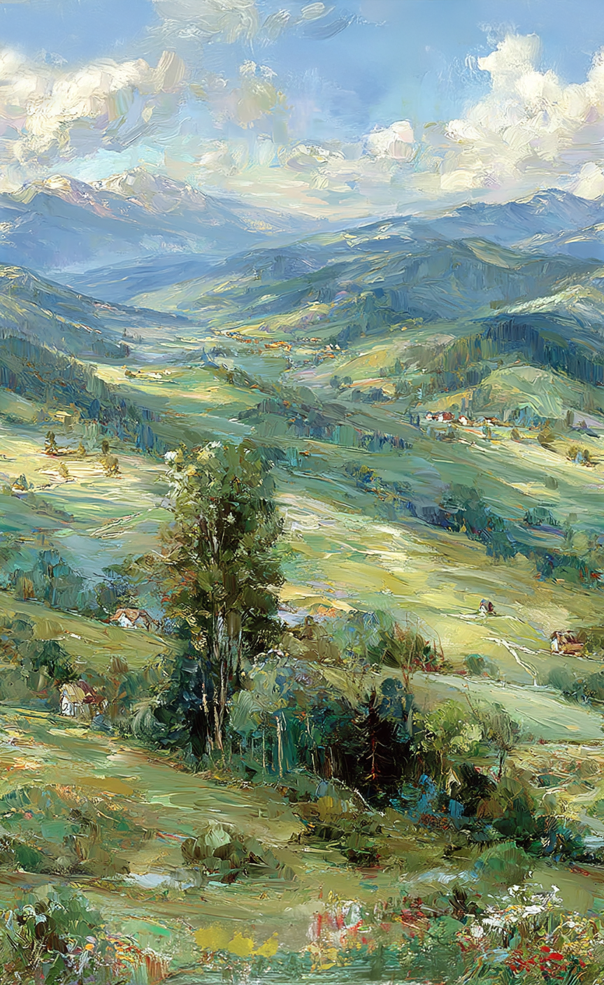 Mountain Life - Wall Mural - Lemon Park