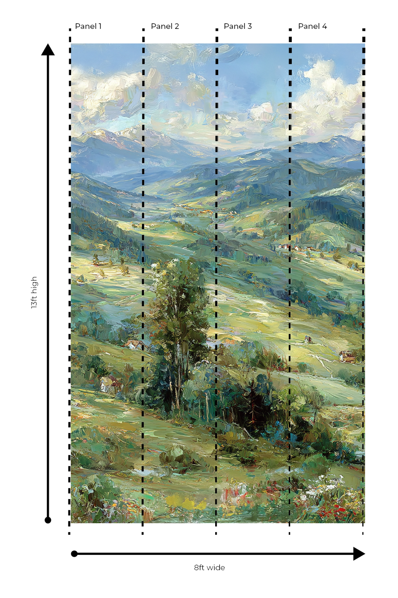 Mountain Life - Wall Mural - Lemon Park