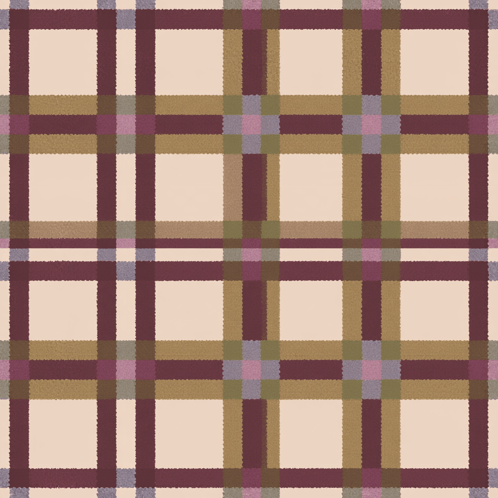 Mulberry Plaid Wallpaper - Lemon Park