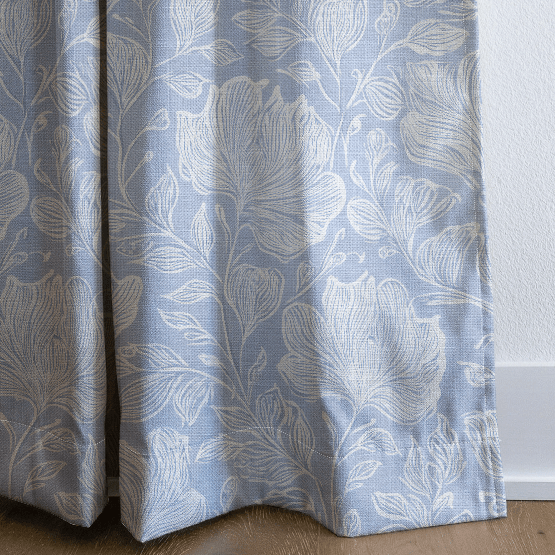 Muted Periwinkle - Drapery - Lemon Park