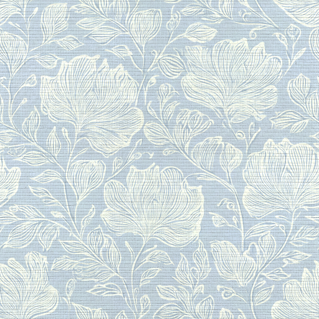 Muted Periwinkle Faux Grasscloth Wallpaper - Lemon Park
