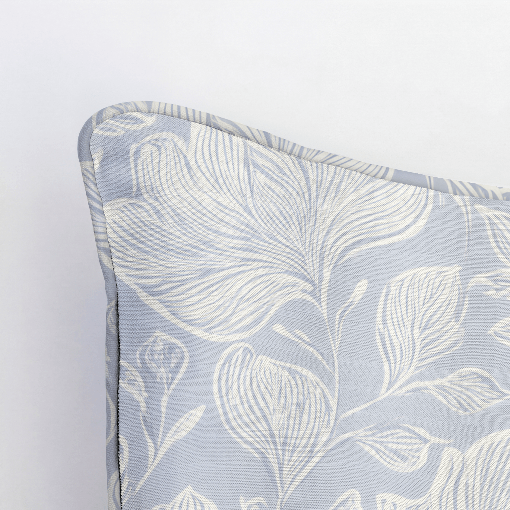Muted Periwinkle Throw Pillow - Lemon Park