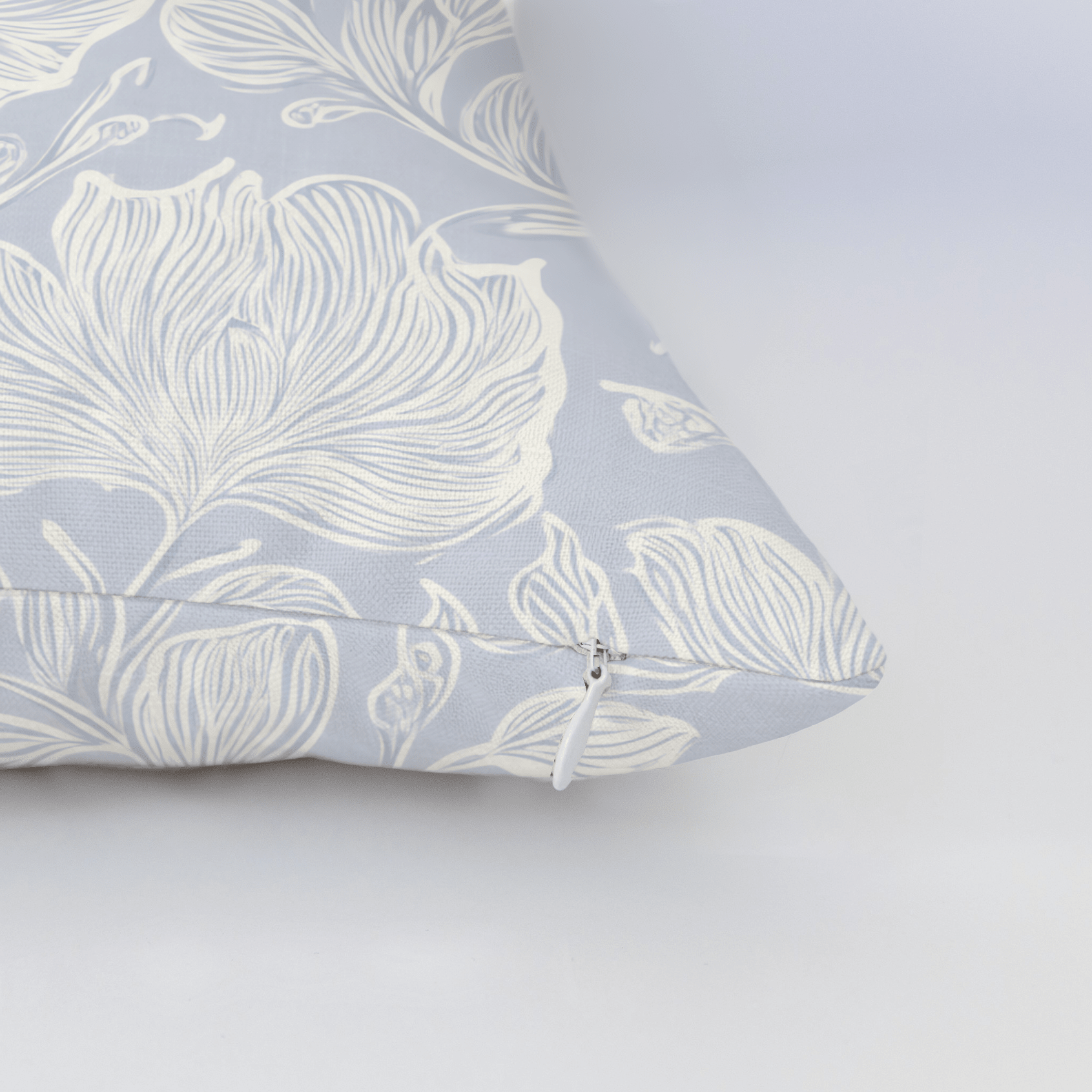 Muted Periwinkle Throw Pillow - Lemon Park