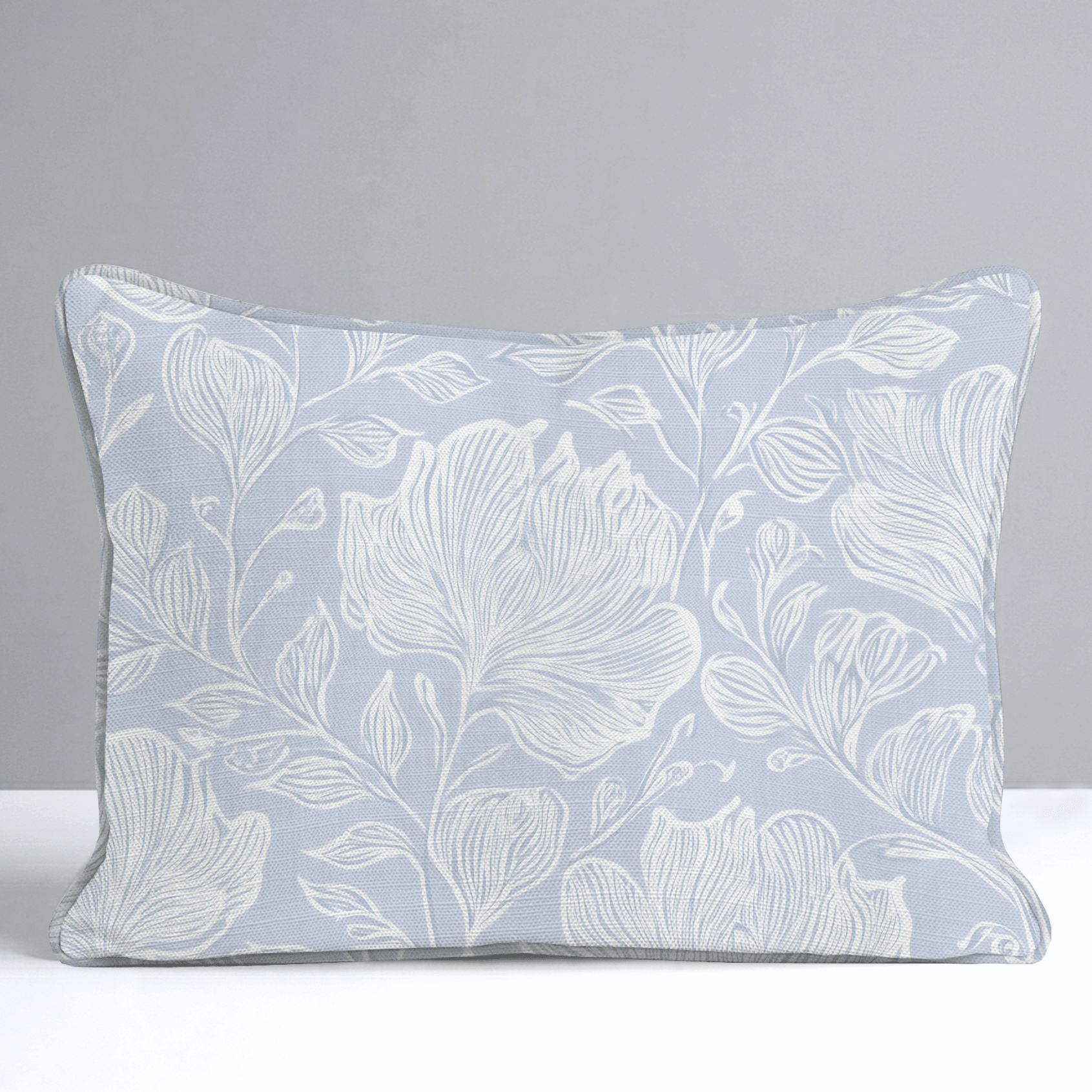 Muted Periwinkle Throw Pillow - Lemon Park