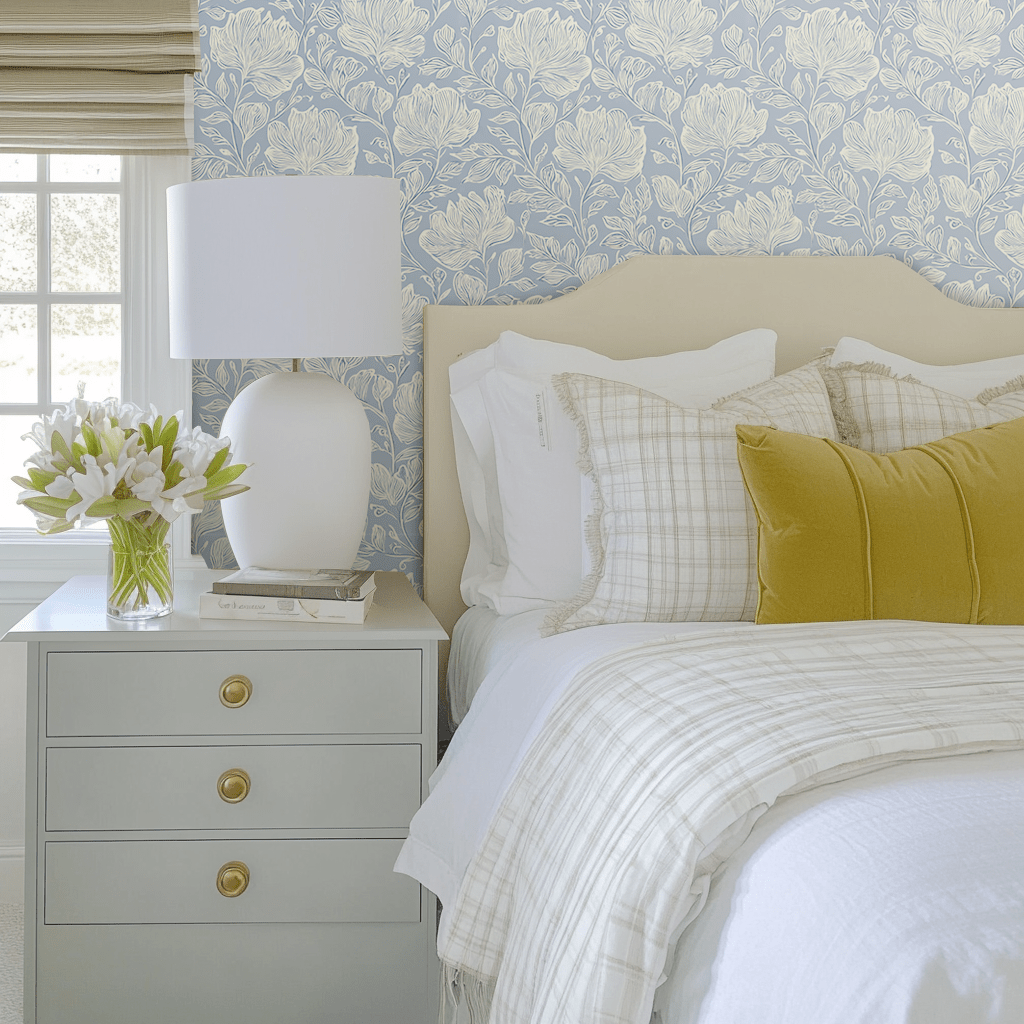 Muted Periwinkle Wallpaper - Lemon Park