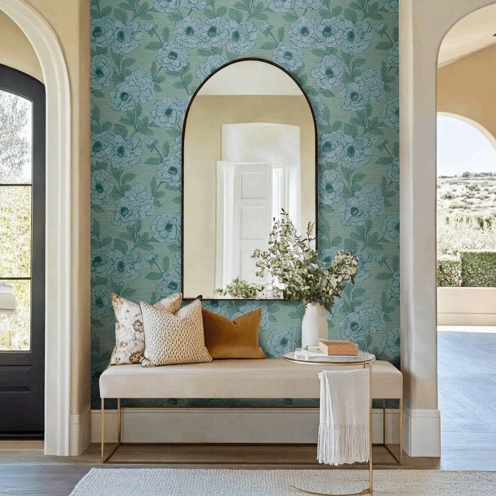 My Robyn Faux Grasscloth Wallpaper - Lemon Park