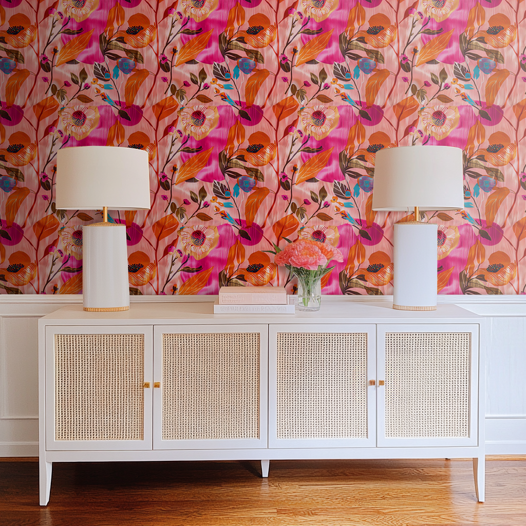 Natalia's Tropical Tapestry Wallpaper - Lemon Park