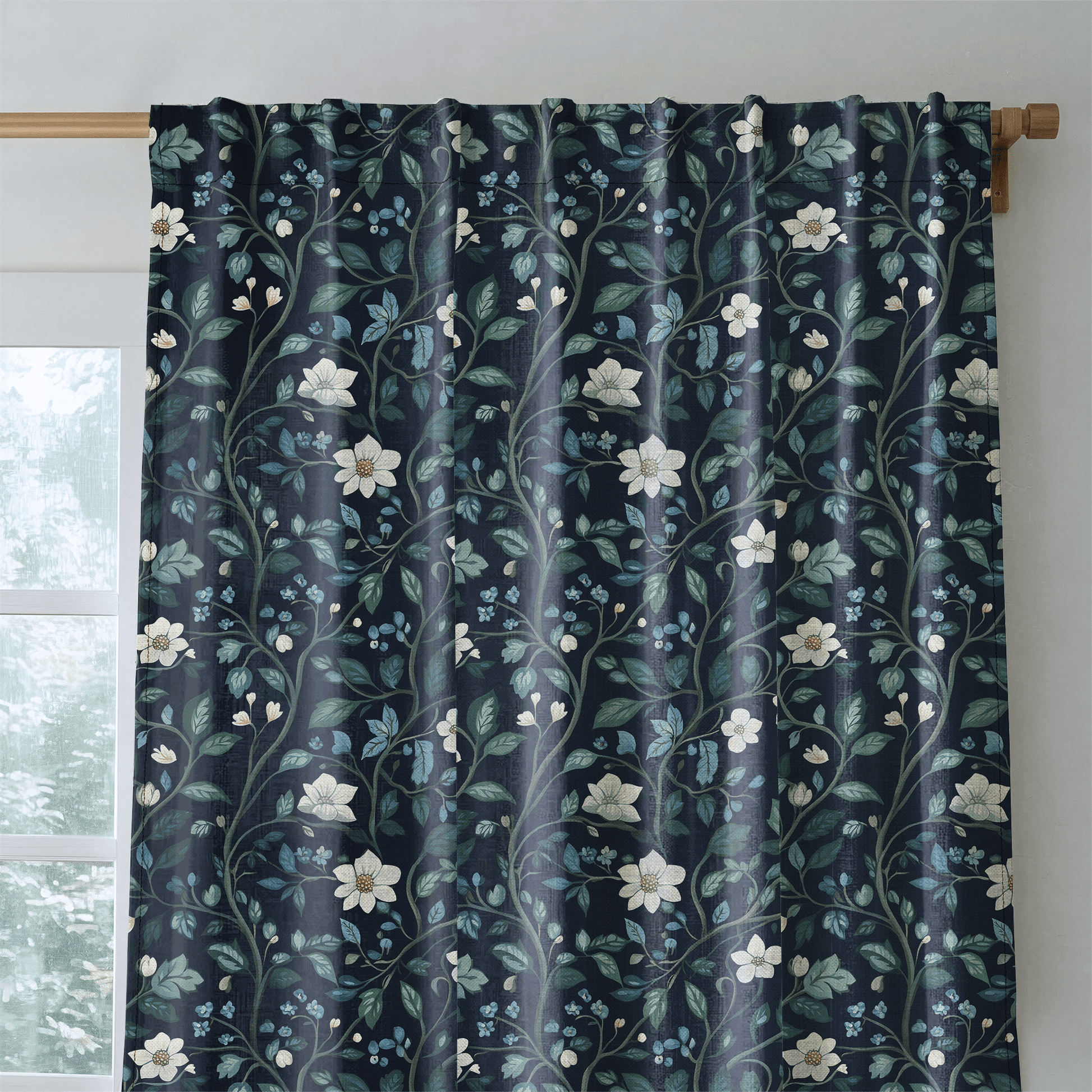 Navy - Drapery - Lemon Park