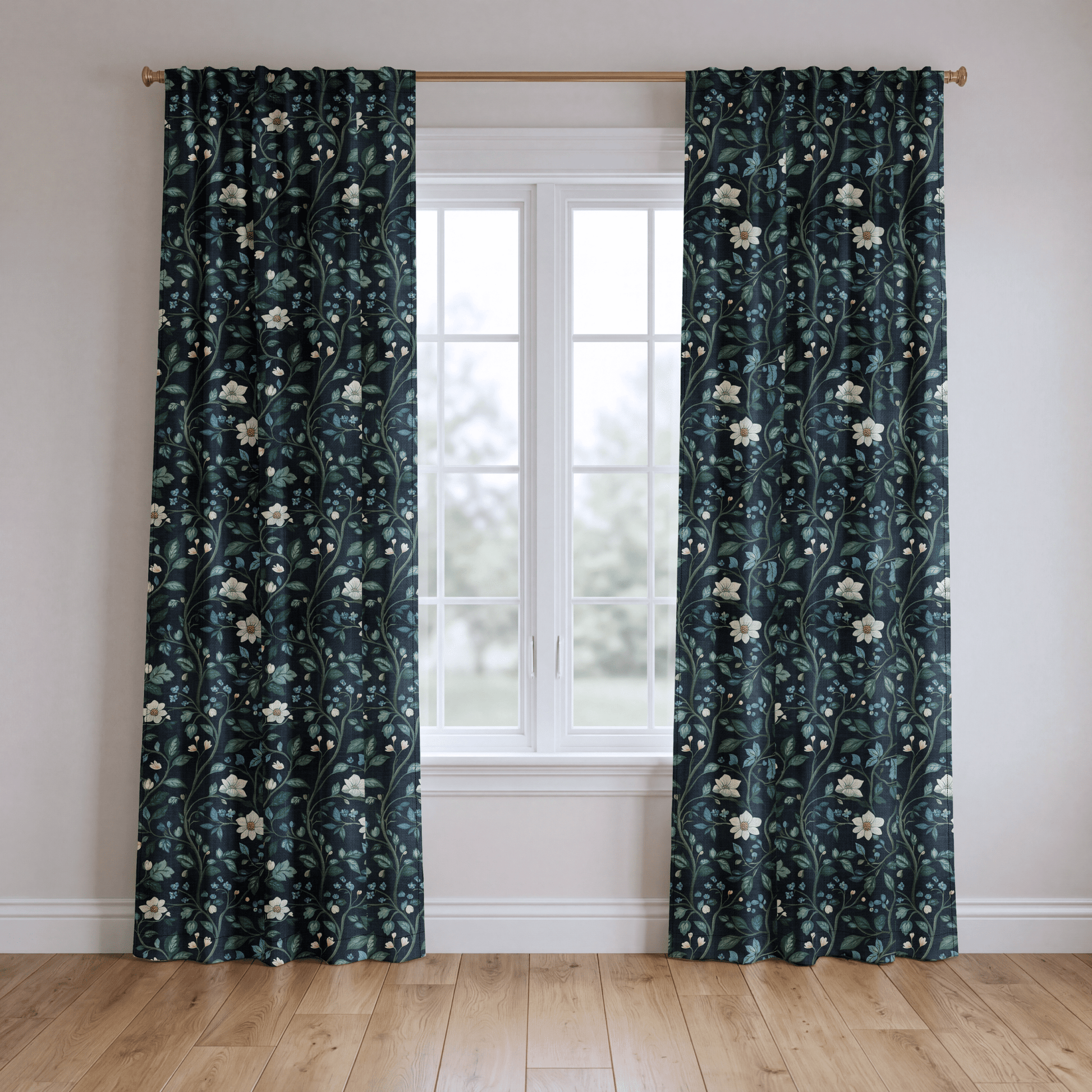 Navy - Drapery - Lemon Park