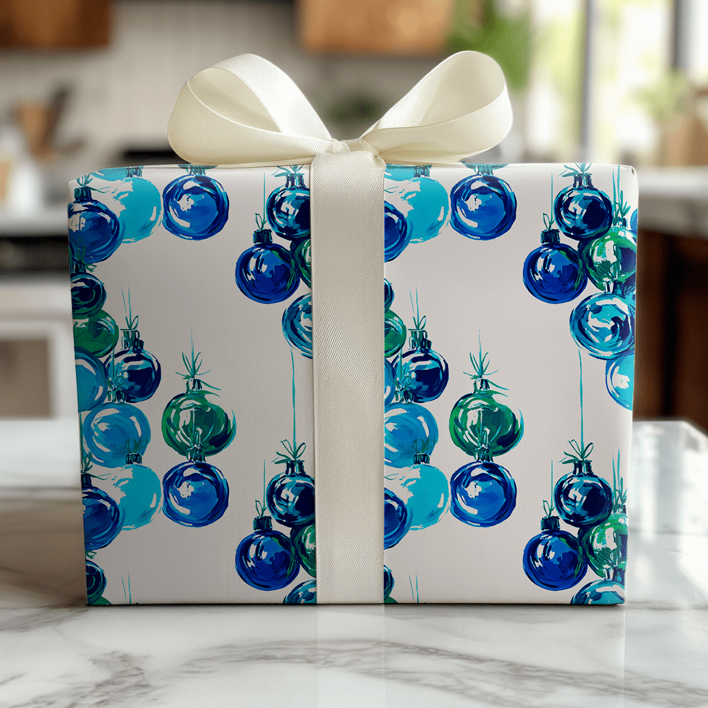 Navy Nelson - Wrapping Paper - Lemon Park