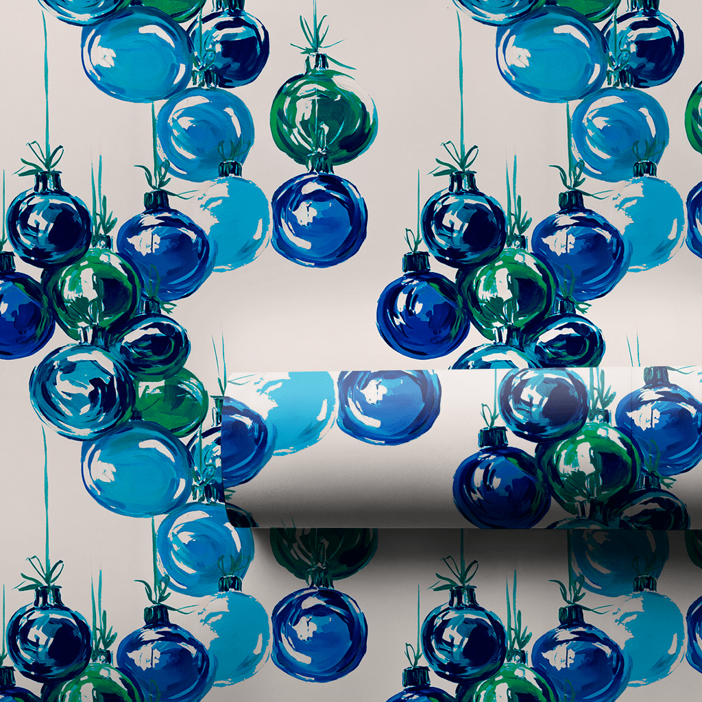 Navy Nelson - Wrapping Paper - Lemon Park