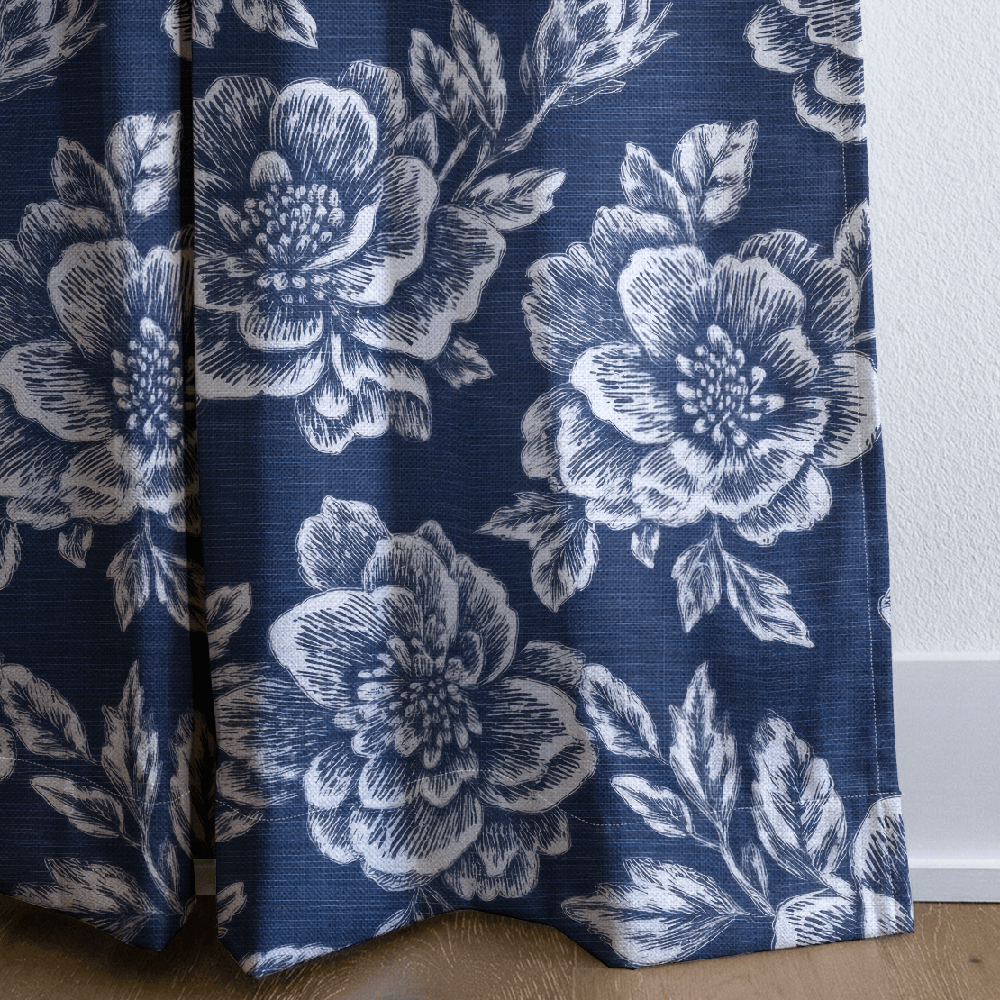 Navy Night - Drapery - Lemon Park