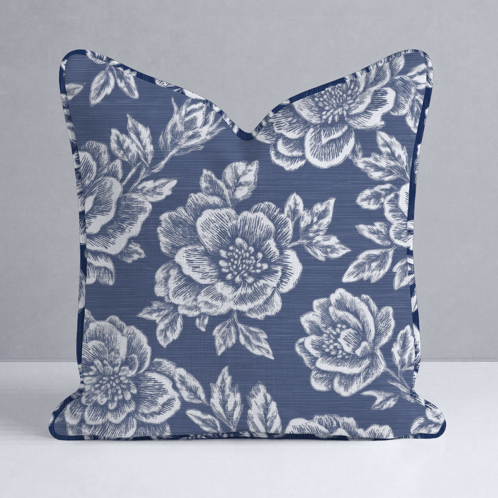 Navy Night Throw Pillow - Lemon Park