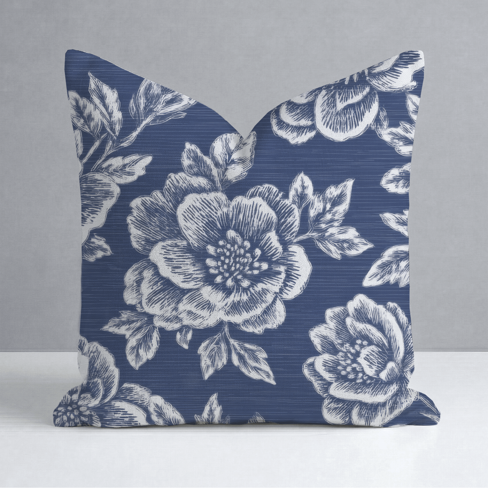 Navy Night Throw Pillow - Lemon Park