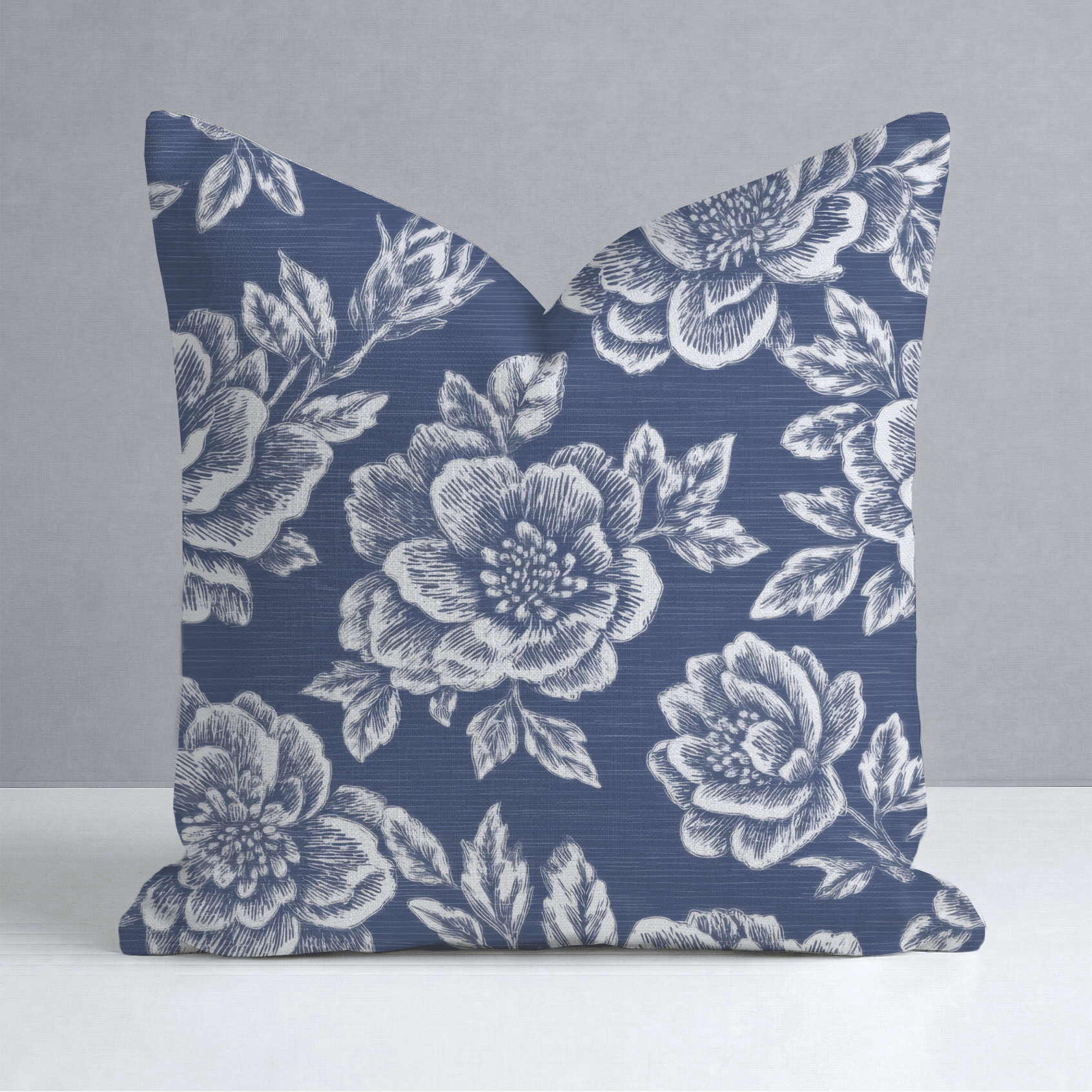 Navy Night Throw Pillow - Lemon Park