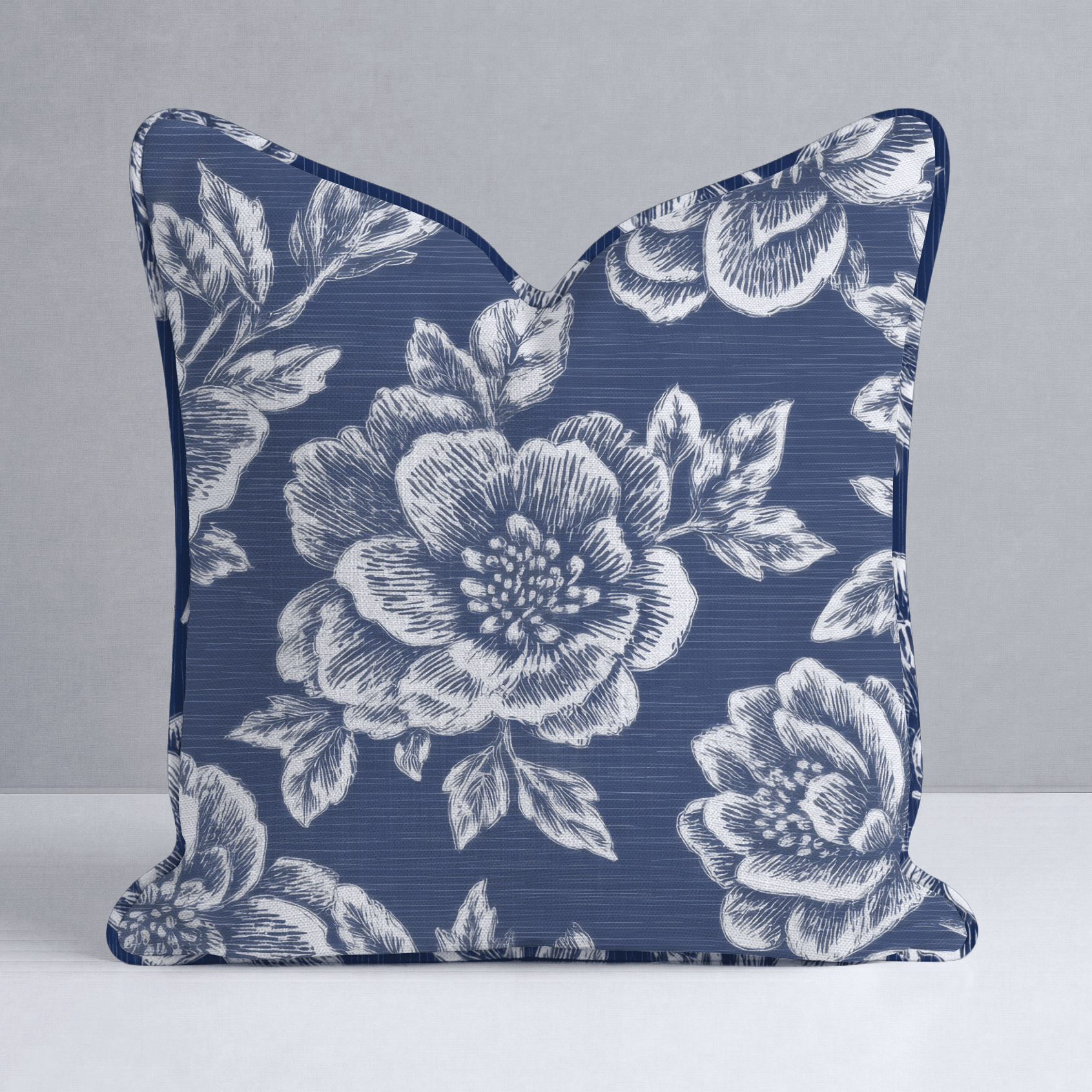 Navy Night Throw Pillow - Lemon Park