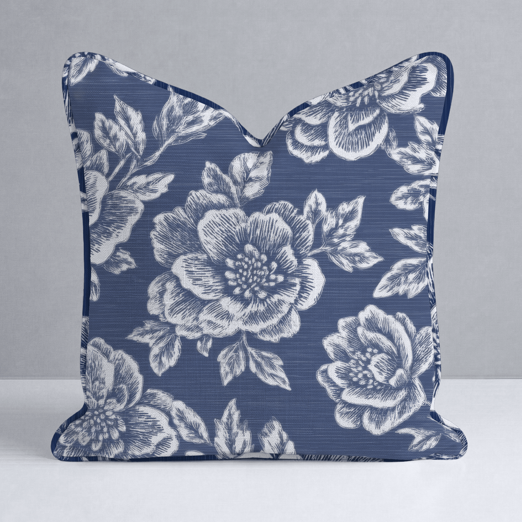 Navy Night Throw Pillow - Lemon Park