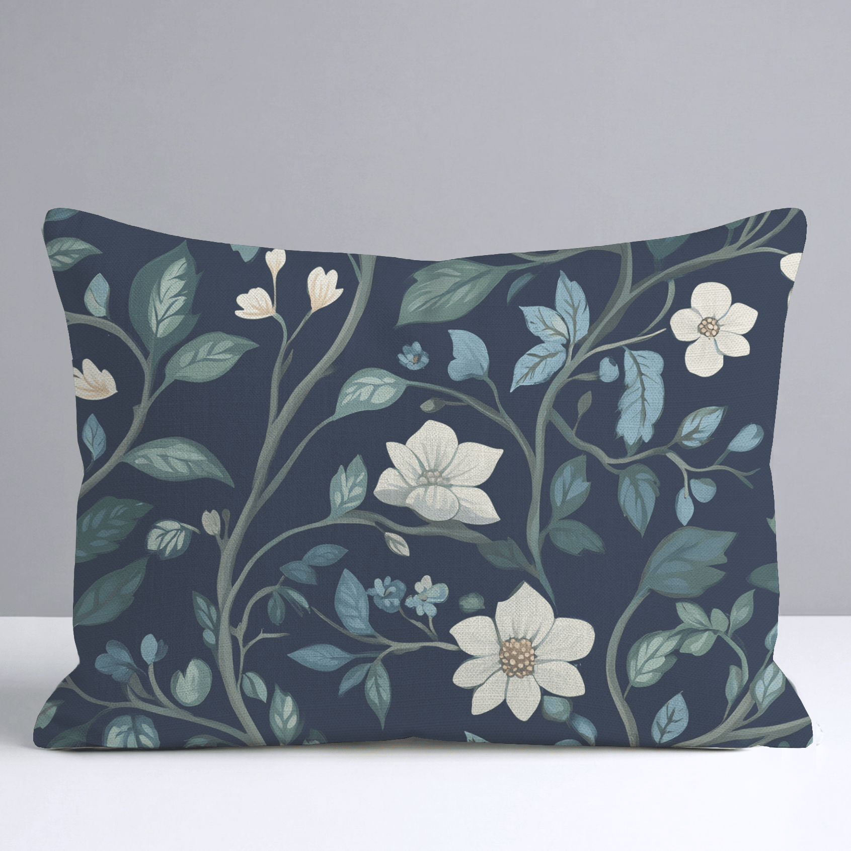 Navy Throw Pillow - Lemon Park