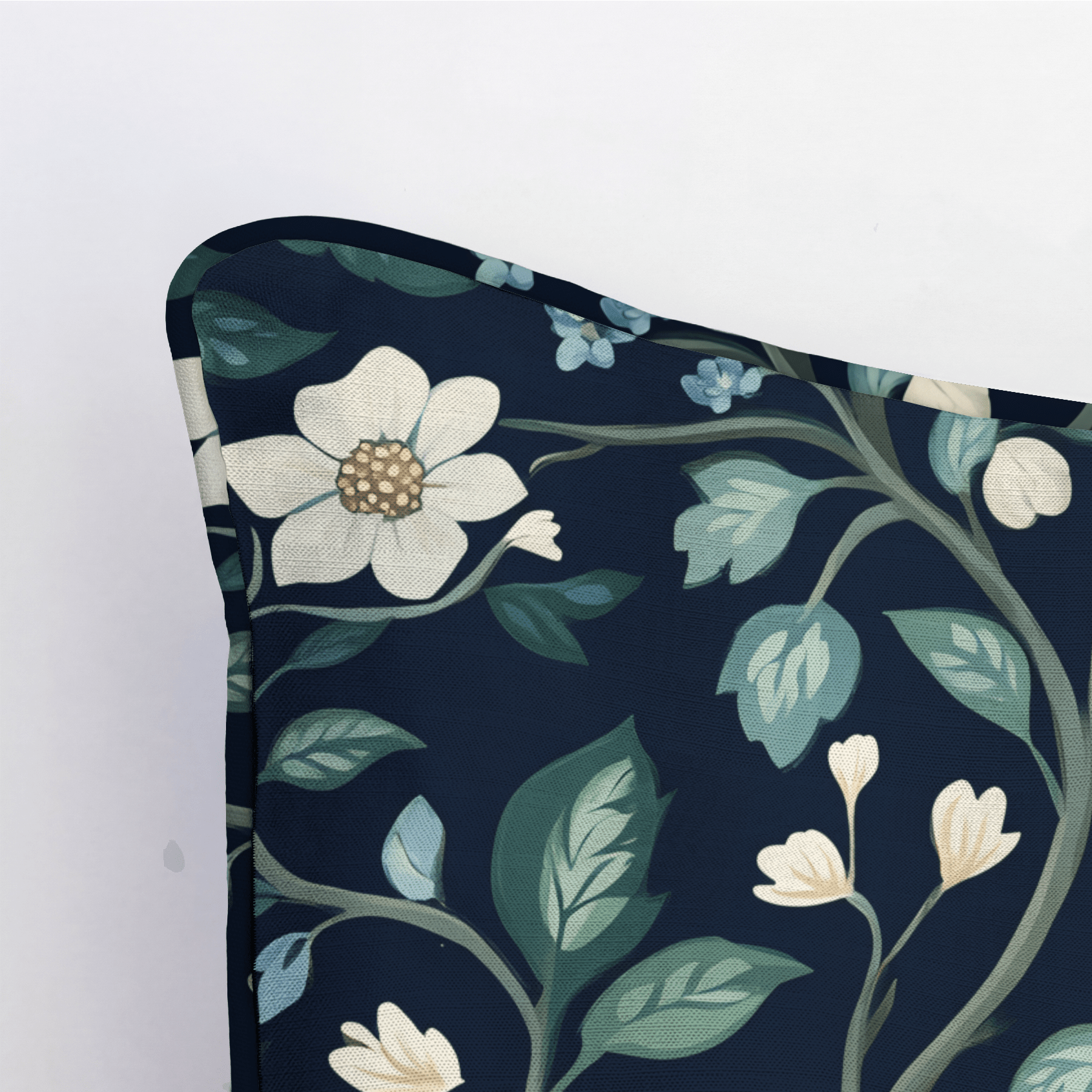 Navy Throw Pillow - Lemon Park