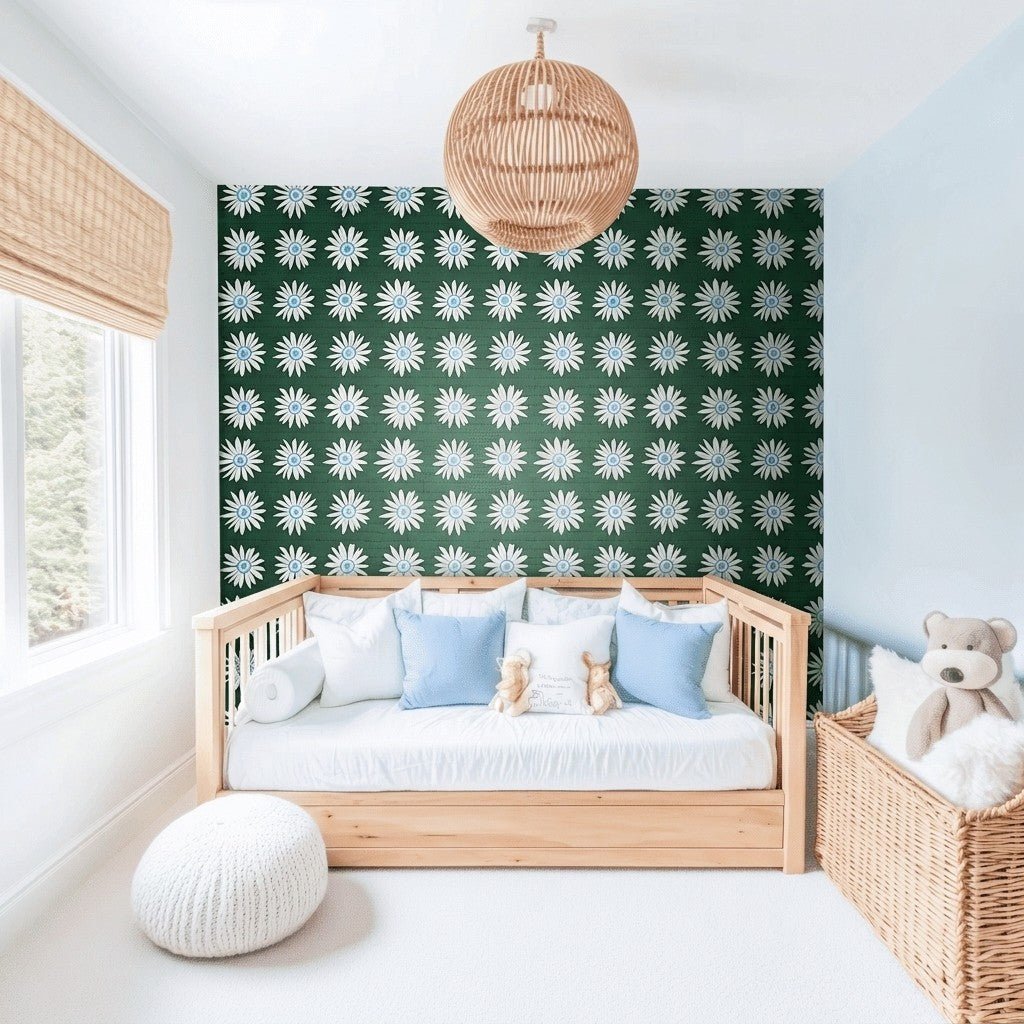 Noah Faux Grasscloth Wallpaper - Lemon Park