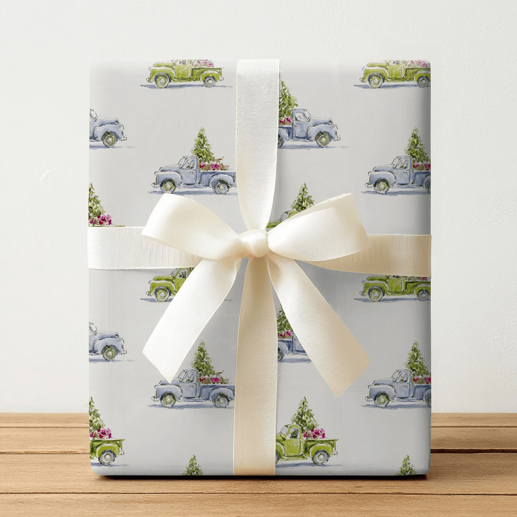 Noel Avenue - Wrapping Paper - Lemon Park