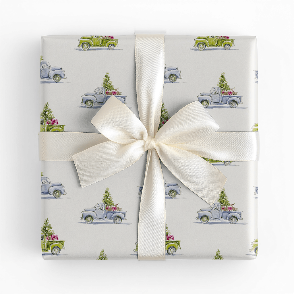 Noel Avenue - Wrapping Paper - Lemon Park