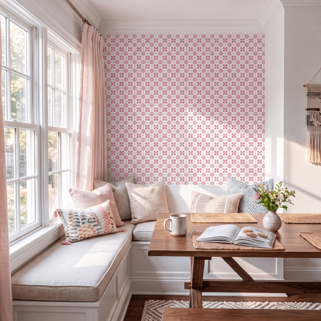 Nora Faux Grasscloth Wallpaper - Lemon Park