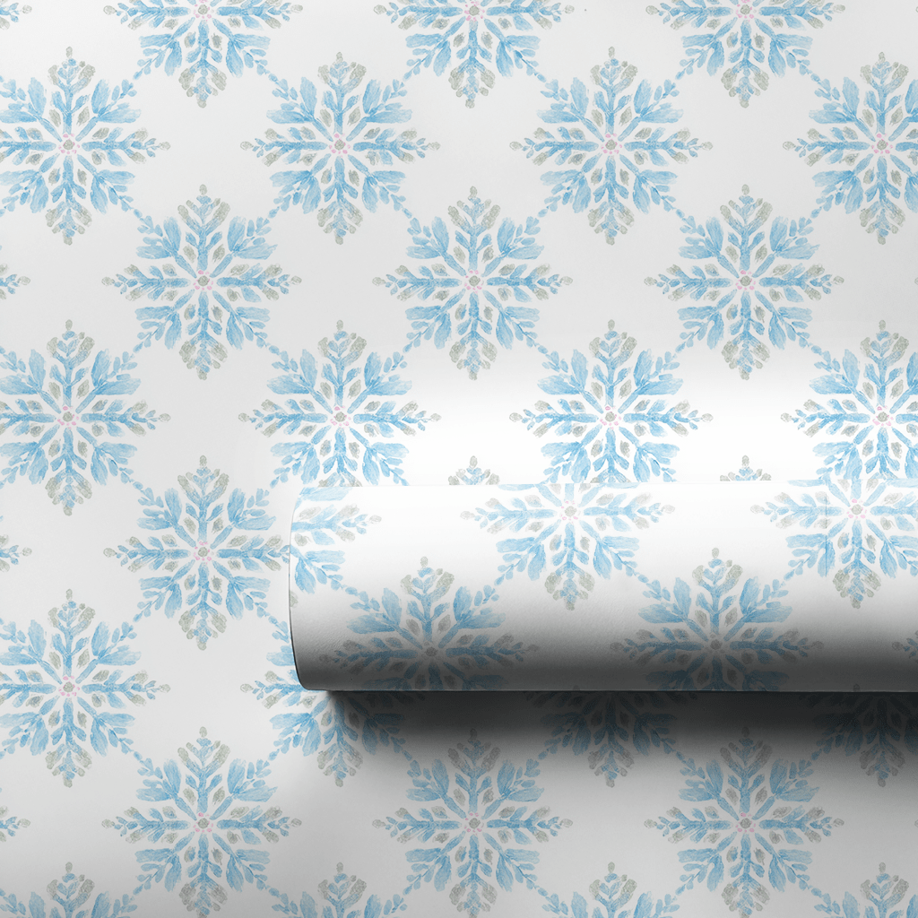 North Pole Snowfall - Wrapping Paper - Lemon Park