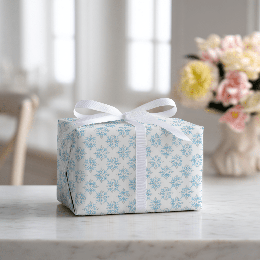 North Pole Snowfall - Wrapping Paper - Lemon Park