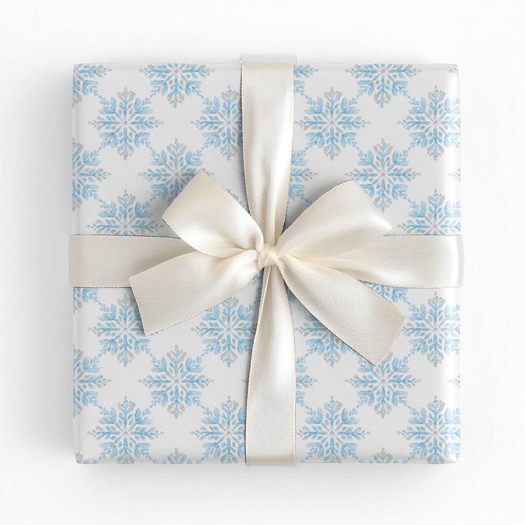 North Pole Snowfall - Wrapping Paper - Lemon Park