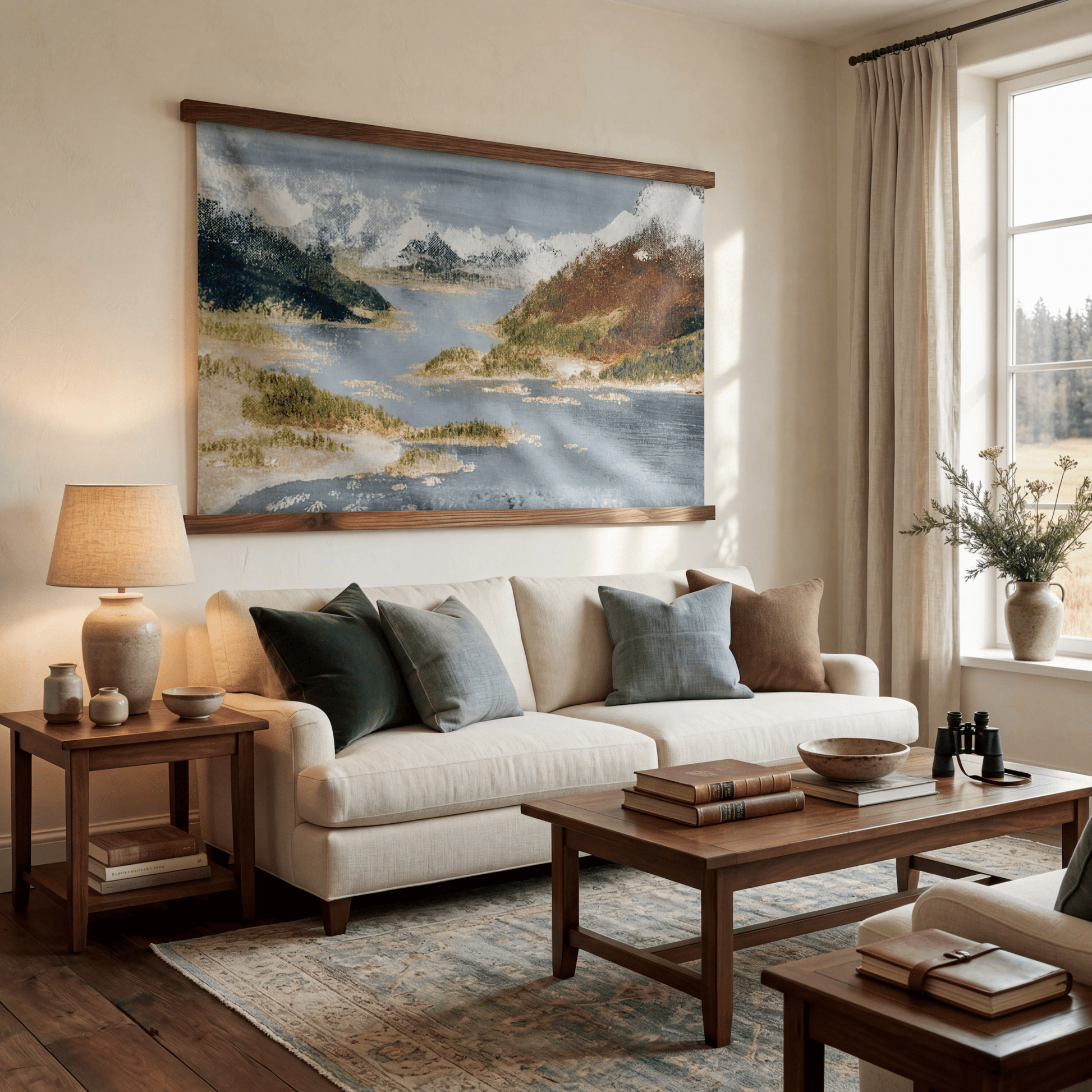Norwegian Fjords - Tapestry - Lemon Park