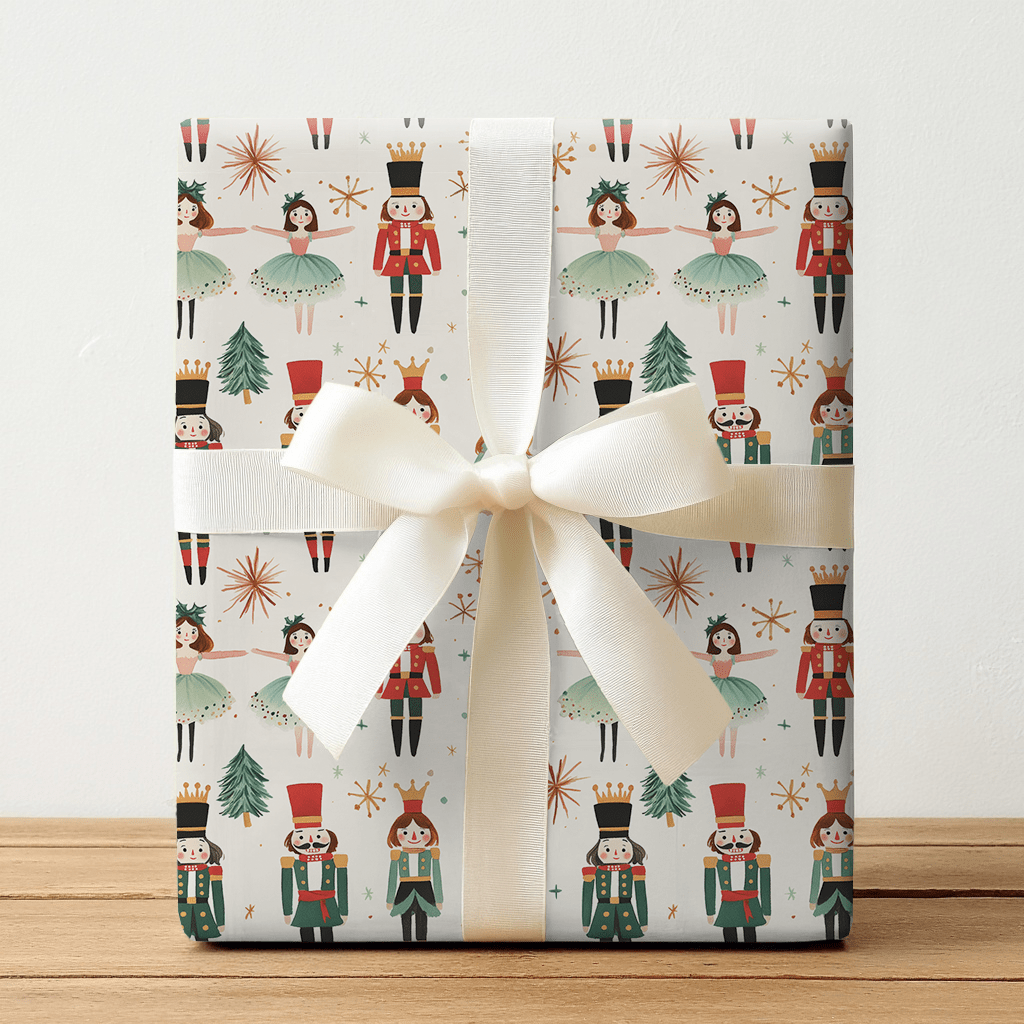Nutcracker Ballet - Wrapping Paper - Lemon Park