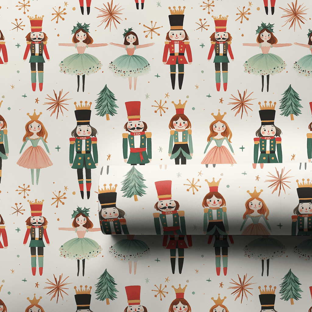 Nutcracker Ballet - Wrapping Paper - Lemon Park