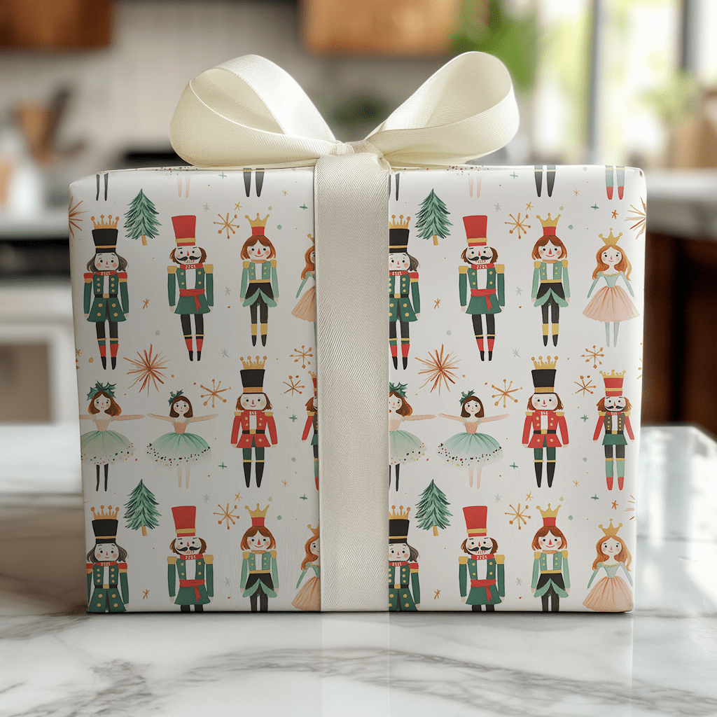 Nutcracker Ballet - Wrapping Paper - Lemon Park