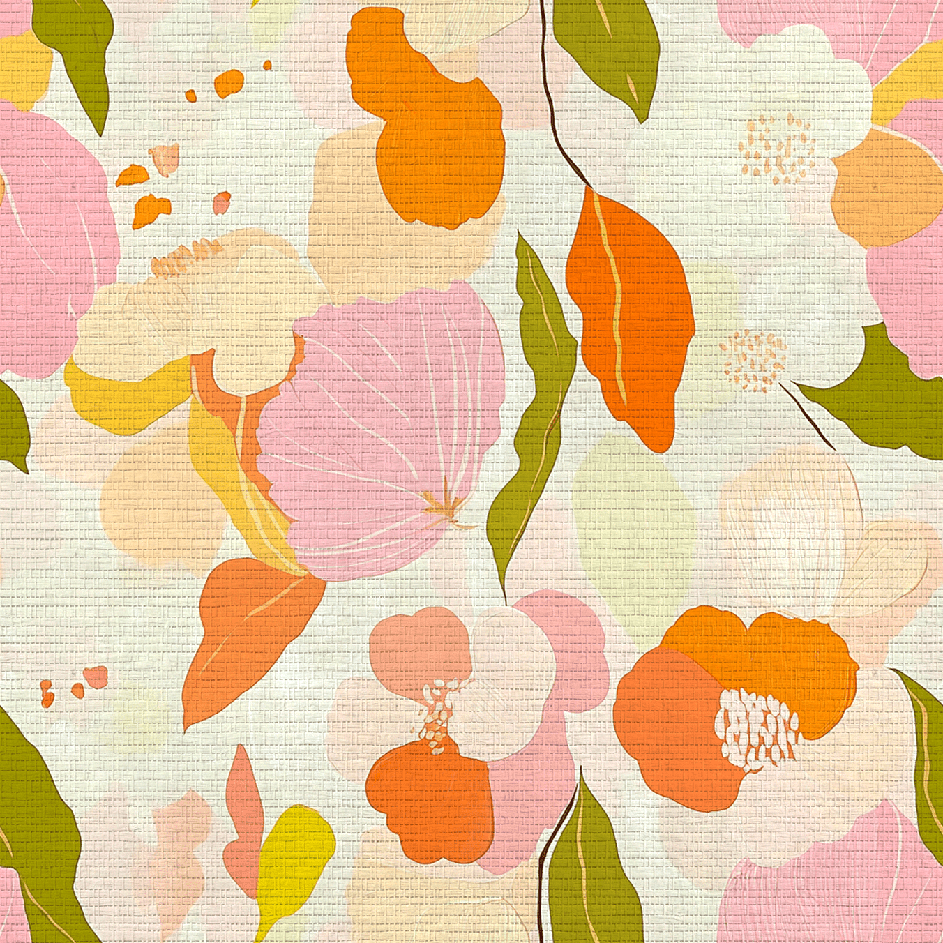 Oakley Faux Grasscloth Wallpaper - Lemon Park