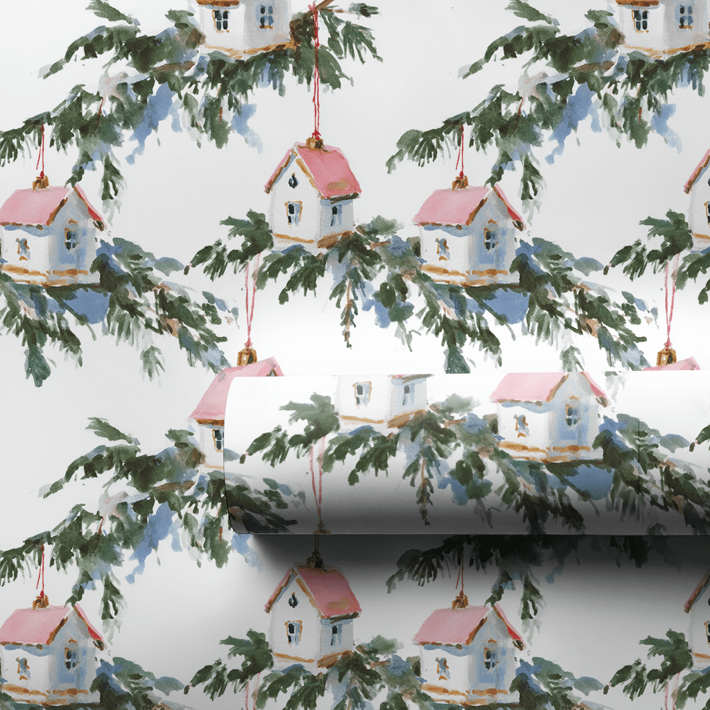 Oakley Ornament - Wrapping Paper - Lemon Park