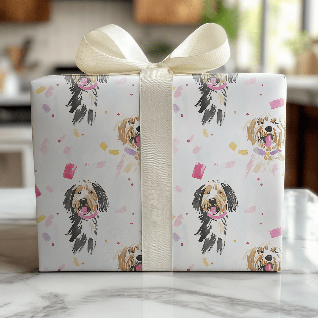Odie Confetti - Wrapping Paper - Lemon Park