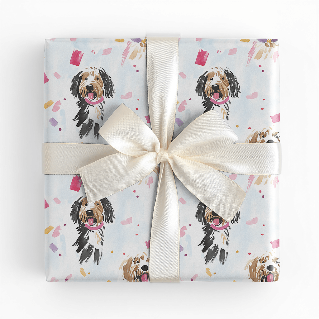 Odie Confetti - Wrapping Paper - Lemon Park