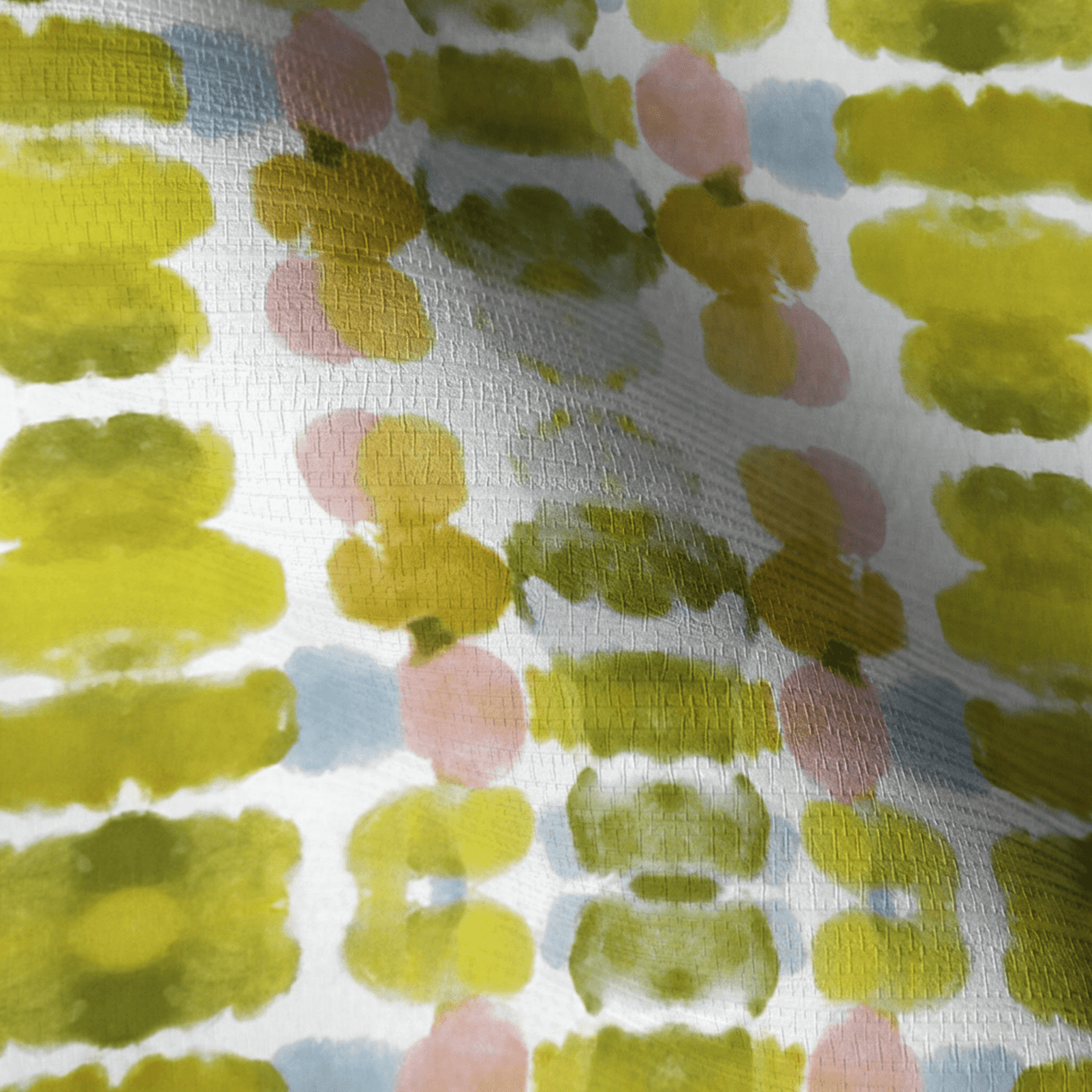 Olive Echo Faux Grasscloth Wallpaper - Lemon Park