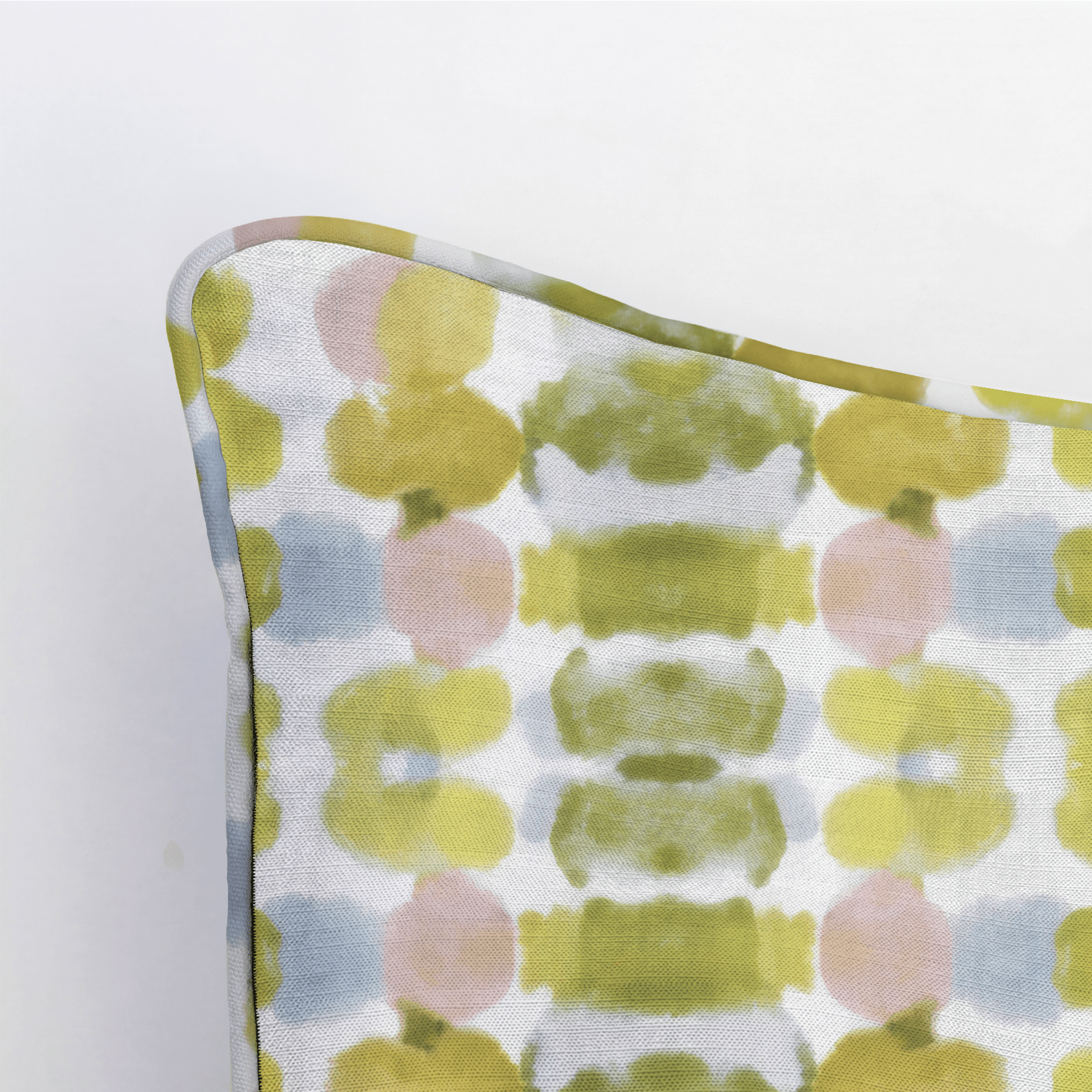 Olive Echo Throw Pillow - Lemon Park
