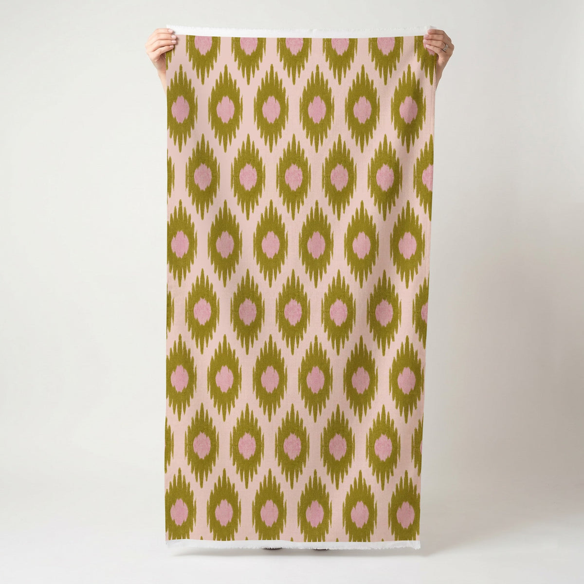 Olive Grove Ikat - Fabric - Lemon Park