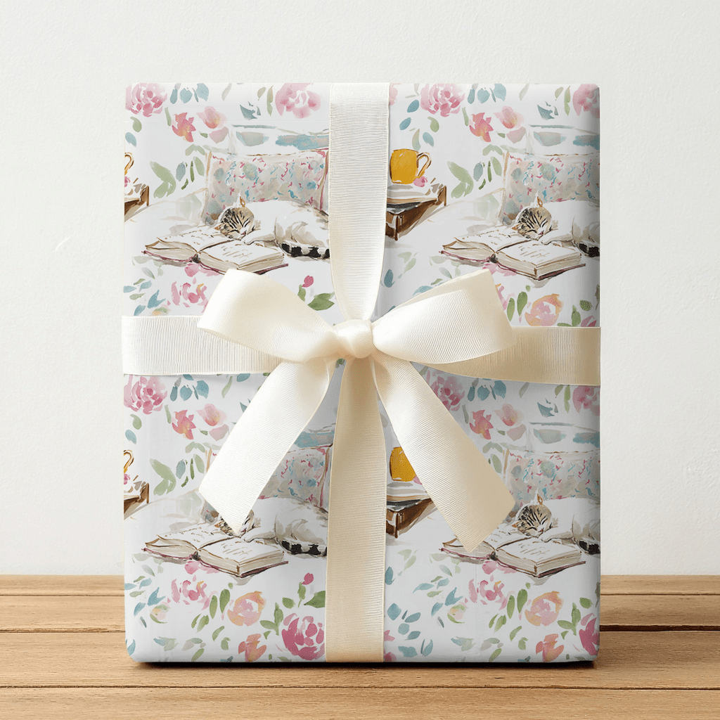 Olive Slumber - Wrapping Paper - Lemon Park