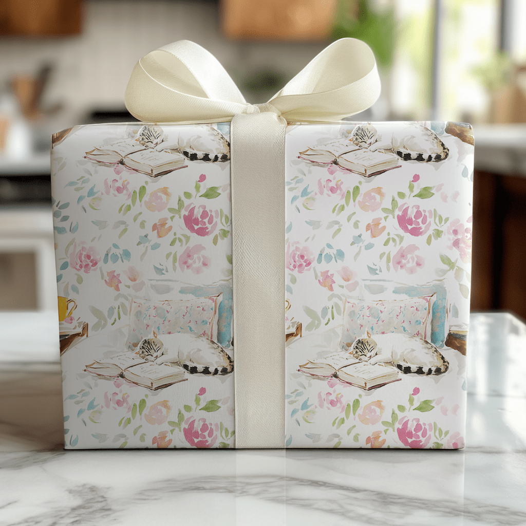 Olive Slumber - Wrapping Paper - Lemon Park