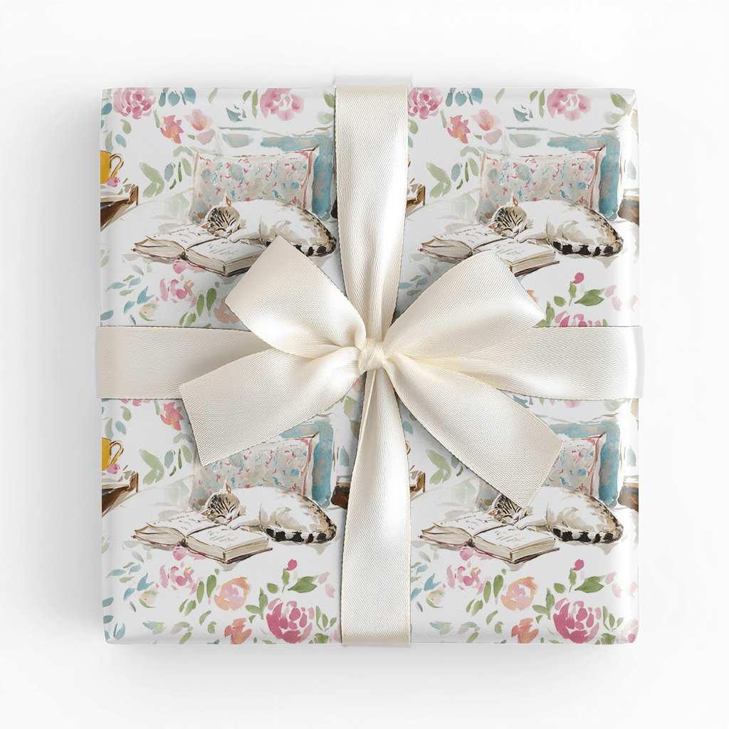 Olive Slumber - Wrapping Paper - Lemon Park
