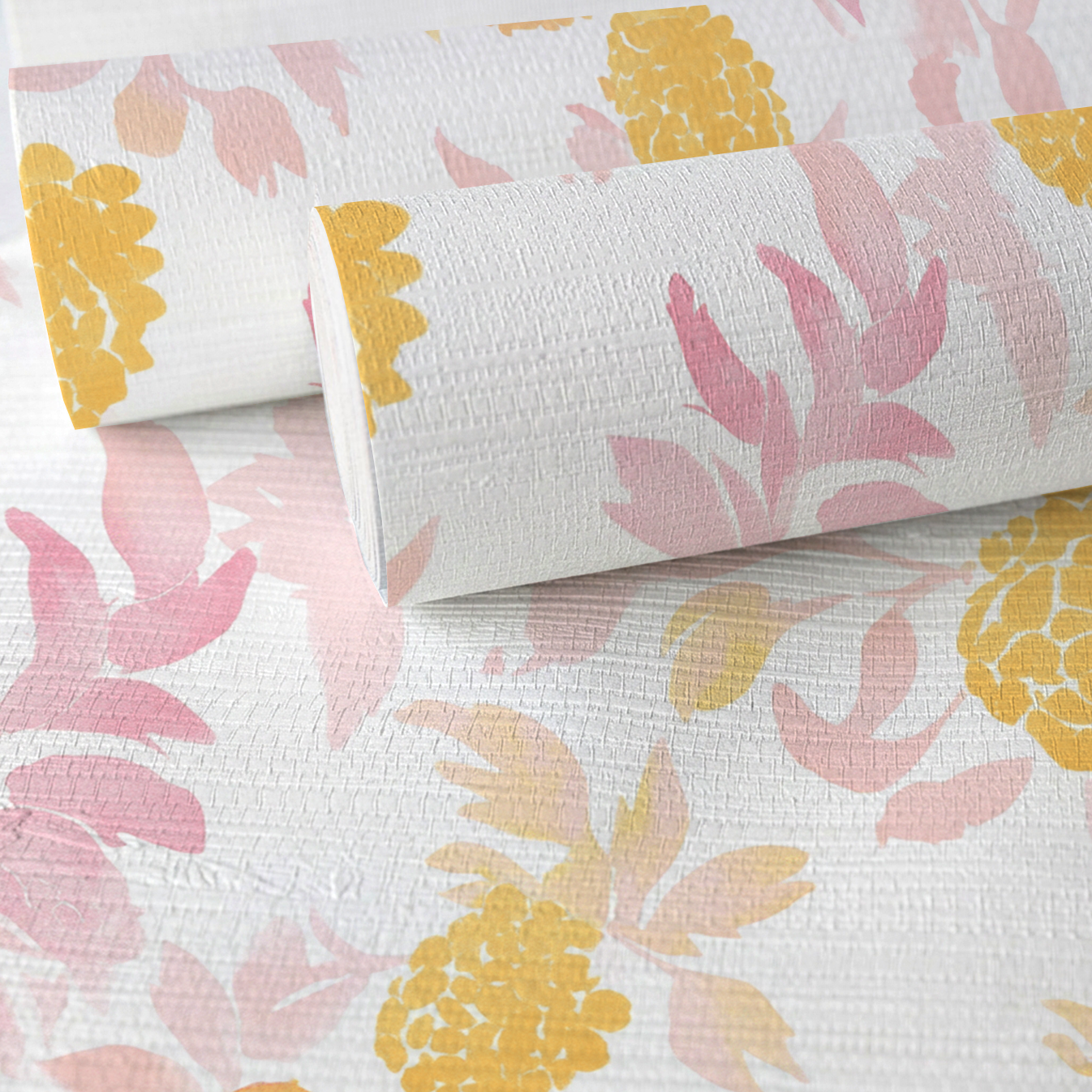 Hawaii Morning Faux Grasscloth Wallpaper