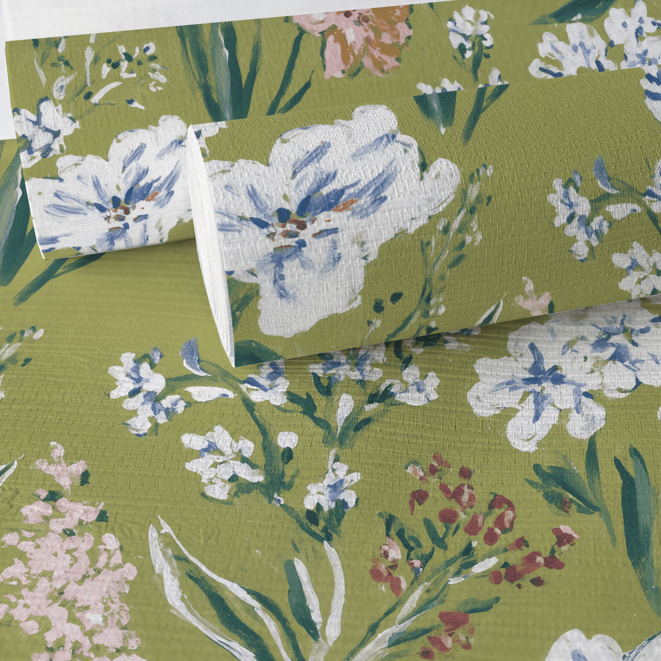 Ondine Faux Grasscloth Wallpaper - Lemon Park