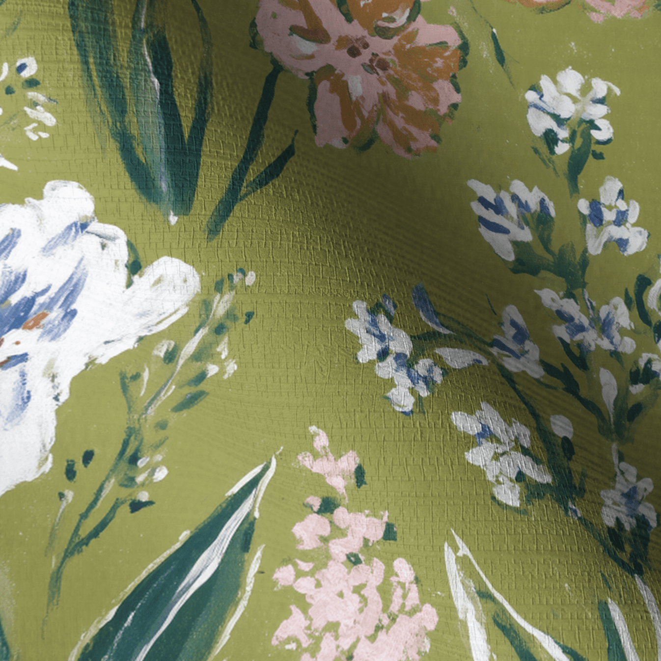 Ondine Faux Grasscloth Wallpaper - Lemon Park