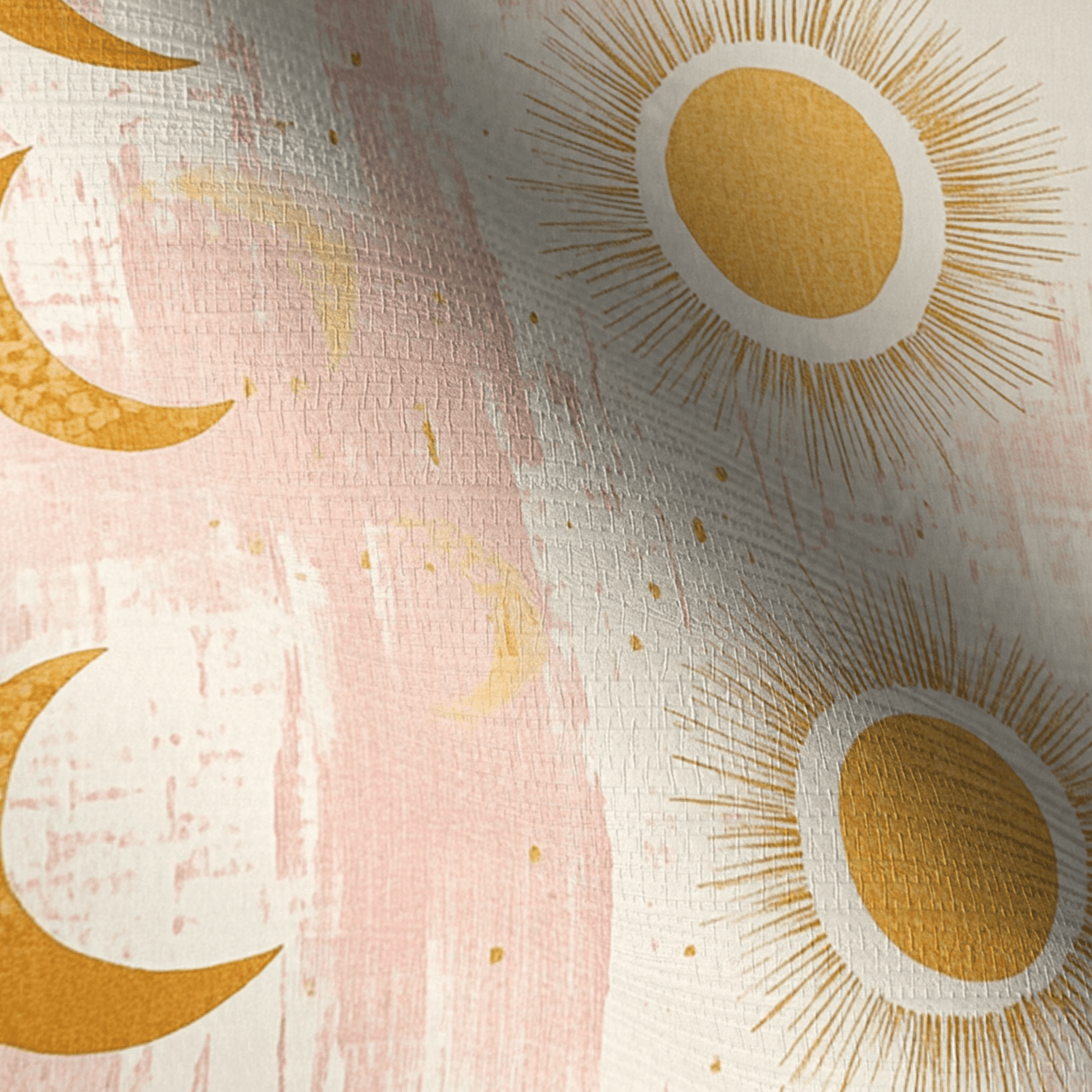 Opal Faux Grasscloth Wallpaper - Lemon Park