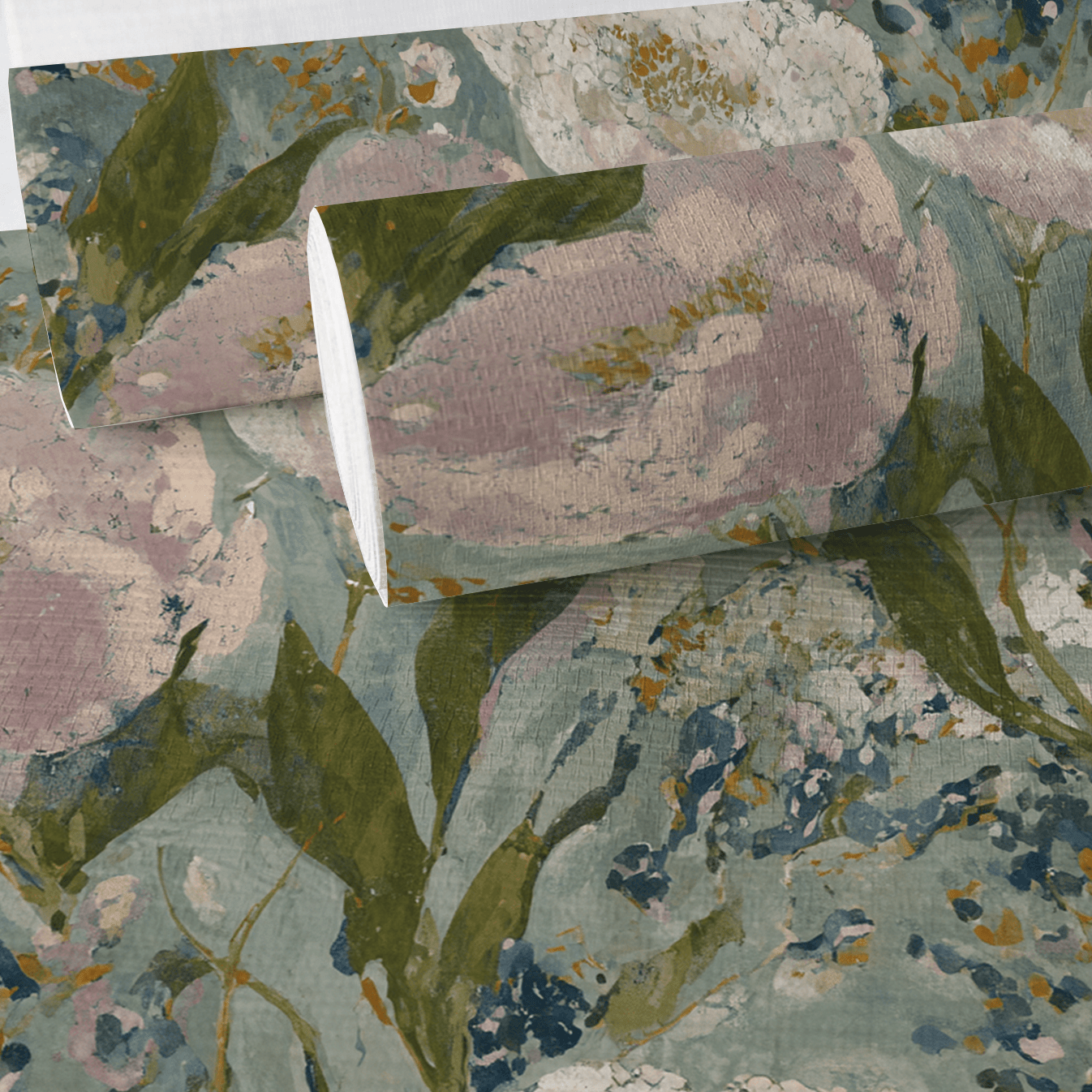Open Petal Faux Grasscloth Wallpaper - Lemon Park