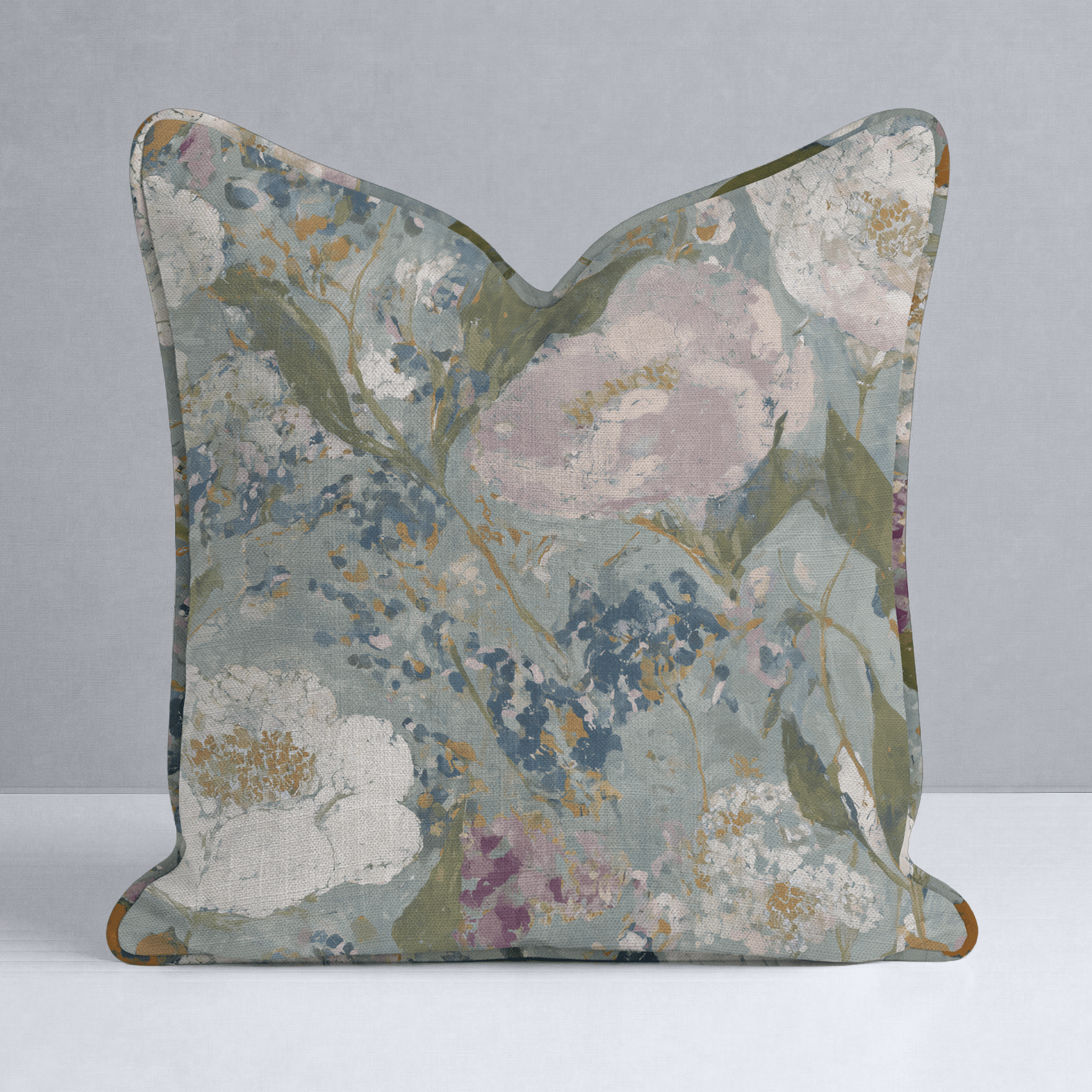 Open Petal Throw Pillow - Lemon Park